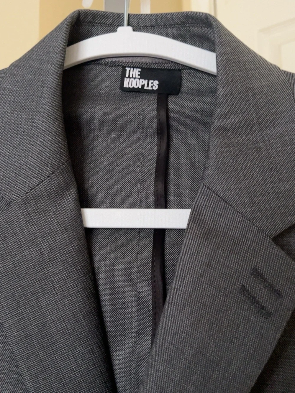 NWT The Kooples Gray Men’s Tailored Blazer EU 46 $570 MSRP